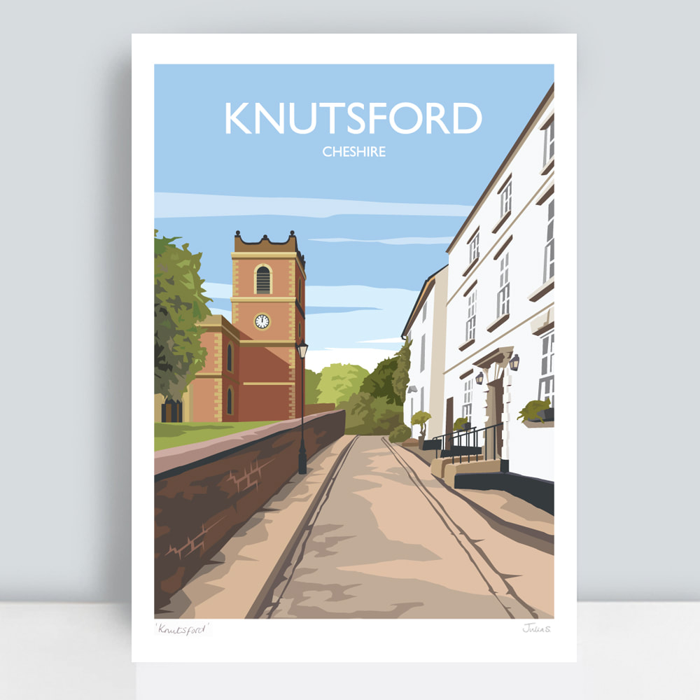 Knutsford Cheshire art poster